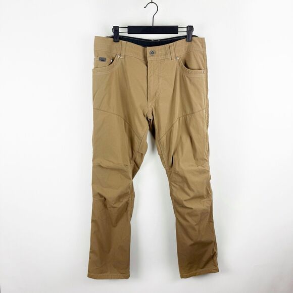 KUHL Konfidant Air Men's Khaki Performance Quick Dry Outdoor Hiking Pants 34x30 - Picture 1 of 16